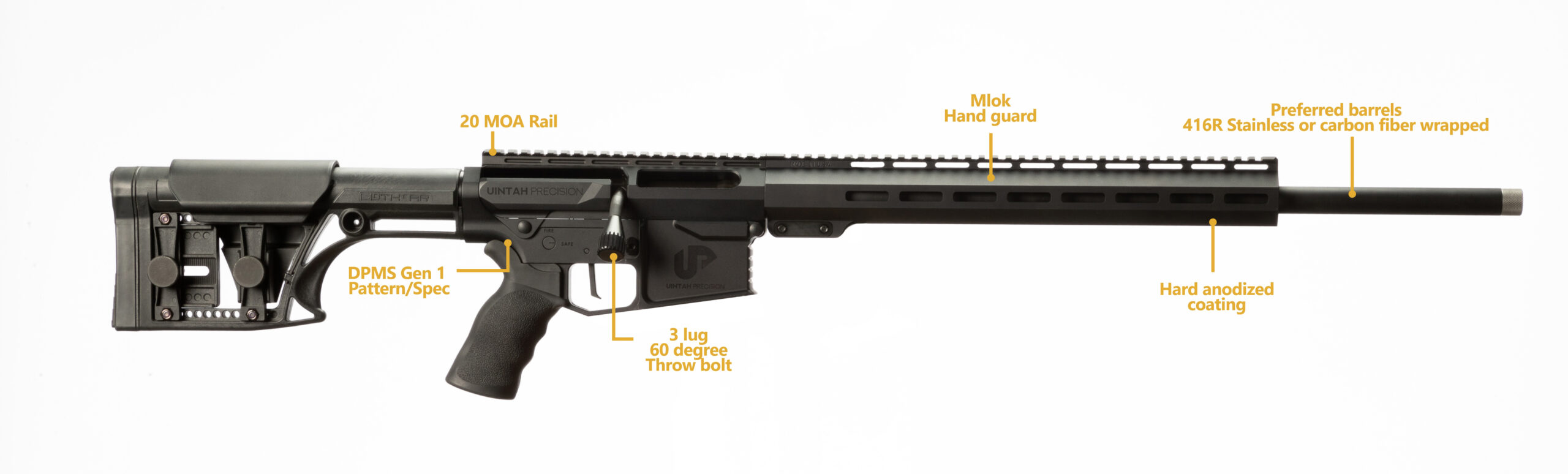 UP-10 Complete Rifle – Bolt Action AR Uppers | AR-10 & AR-15