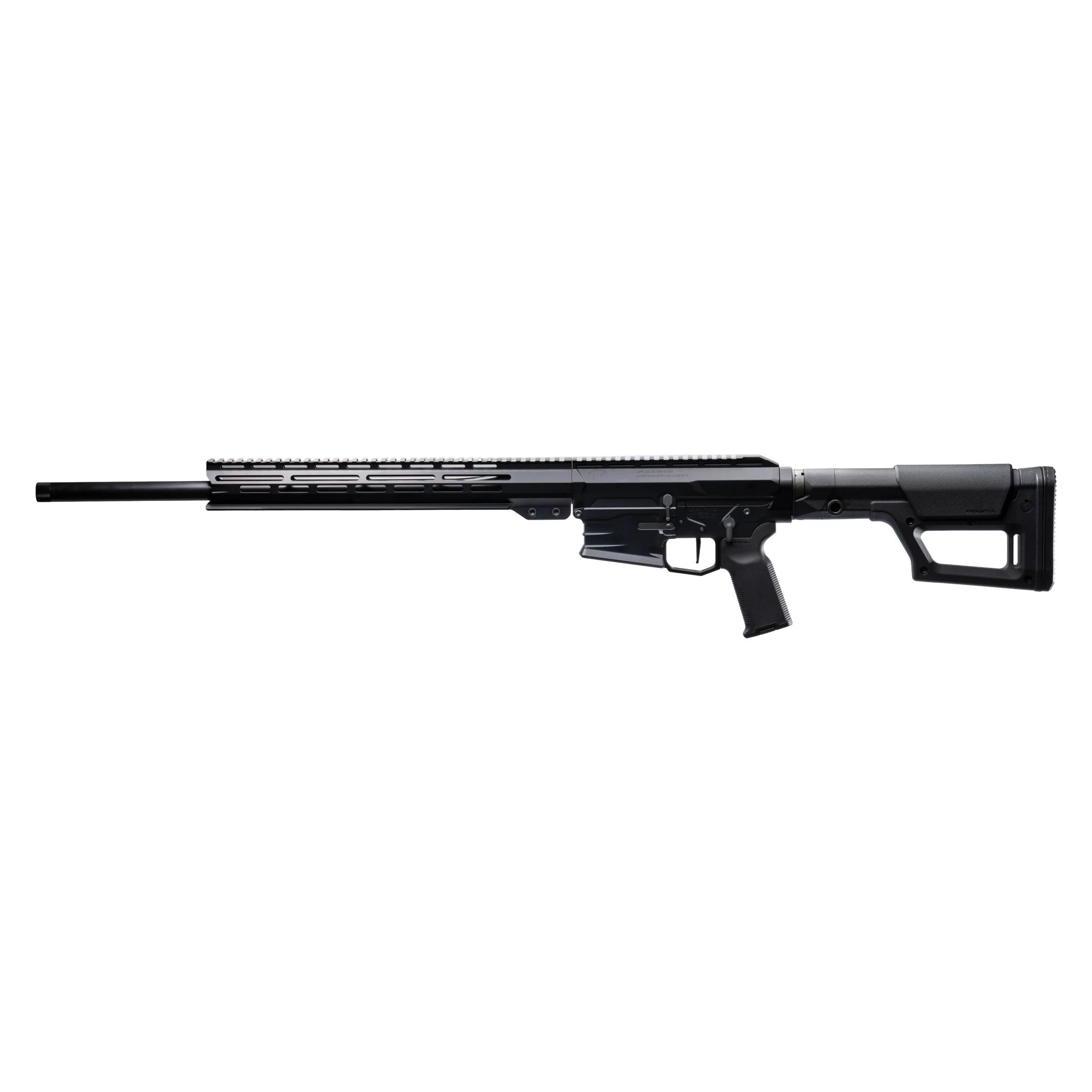 UP-10 Complete Rifle - bolt action AR-10 precision rifle, side view