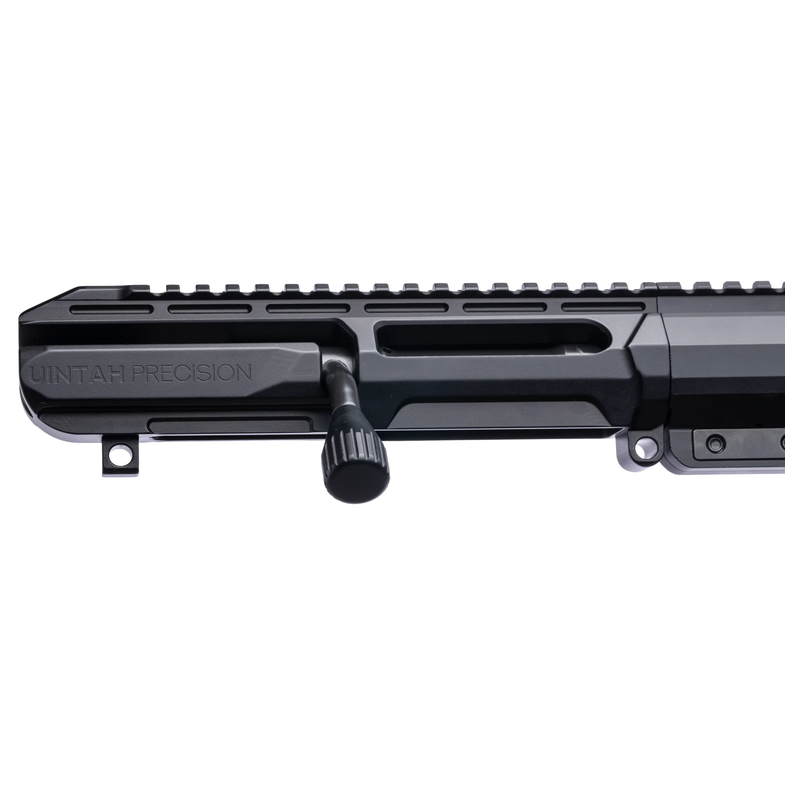 UPR-10 UPPER - bolt action AR-10 upper receiver, angled view