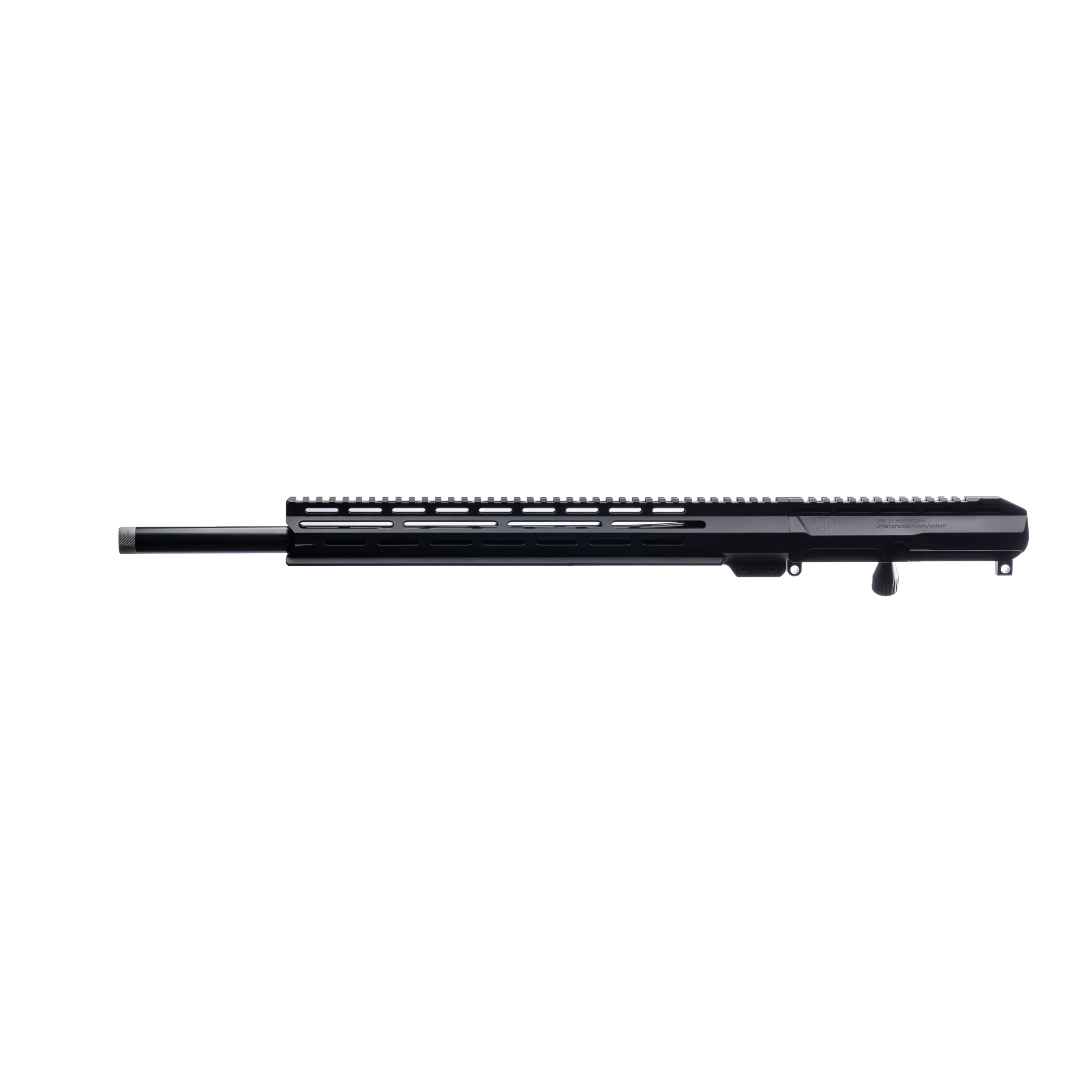 UPR-15 UPPER, top rail view - AR-15 bolt action precision upper assembly